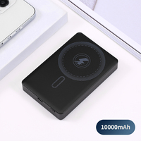 Nouvelle conception de batterie externe magnétique ultra-mince, charge rapide sans fil PD 20W, 10000mAh, batteries externes portables