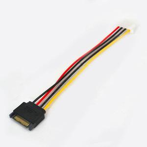 Câble d'alimentation <span class=keywords><strong>SATA</strong></span> mâle vers 4 broches femelle pour disque dur IDE, conducteur en cuivre, vente en gros - Product Image 4