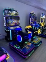 Châssis d'équipement de jeu vidéo grand format pour machine de course de moto à monnayeur, durable et robuste