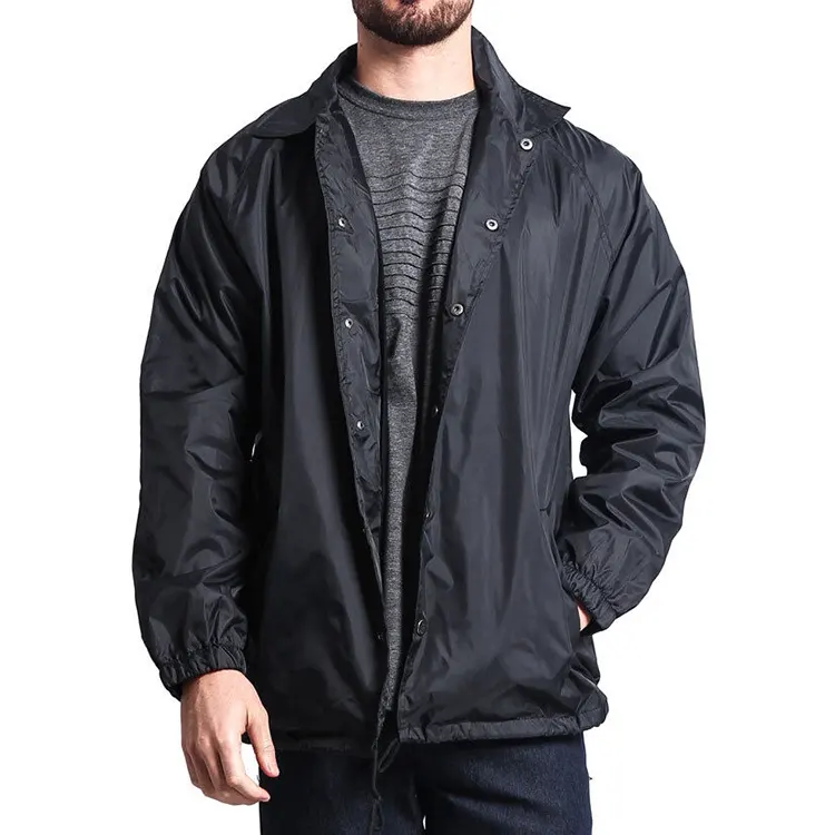Hot Sale Winter Thickening Fleece Warm Style Track Waterproof Mens Coat Custom Coaches Black Windbreak Men Jacket