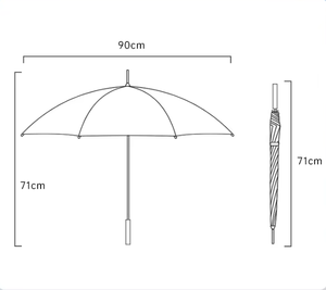 Piccolo <span class=keywords><strong>ombrello</strong></span> creativo trasparente con Logo colorato con Logo stampato fresco a manico lungo <span class=keywords><strong>ombrello</strong></span> da regalo pubblicitario - Product Image 6
