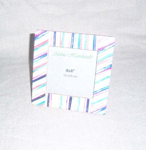 Marco de Fotos de Madera Ecológico de Estilo Vintage con Incrustaciones de Cuerno Pulido, Diseño de Amor, Superventas - Product Image 5