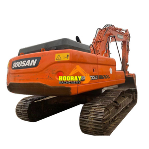 Excavatrice hydraulique sur chenilles d'occasion Doosan DX300LC 9C, modèle 2018, avec moteur et pompe, pour travaux de construction lourde - Product Image 4