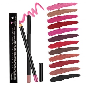 Crayon contour des lèvres marron à marque privée, 16 couleurs, nude, végétalien, mat, waterproof, maquillage pour les yeux et les lèvres - Product Image 4