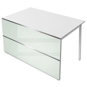 Banco reception con fronti eleganti, dritto su entrambi i lati - Product Image 1