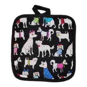 حصيرة للمطبخ مخصصة للشواء والحفلات وللحفلات الباربيكيو بأشكال صناعية حامل وعاء قطني بأقفال مصمم للعمل على الطبخ والخبز ومقاوم للحرارة - Product Image 3