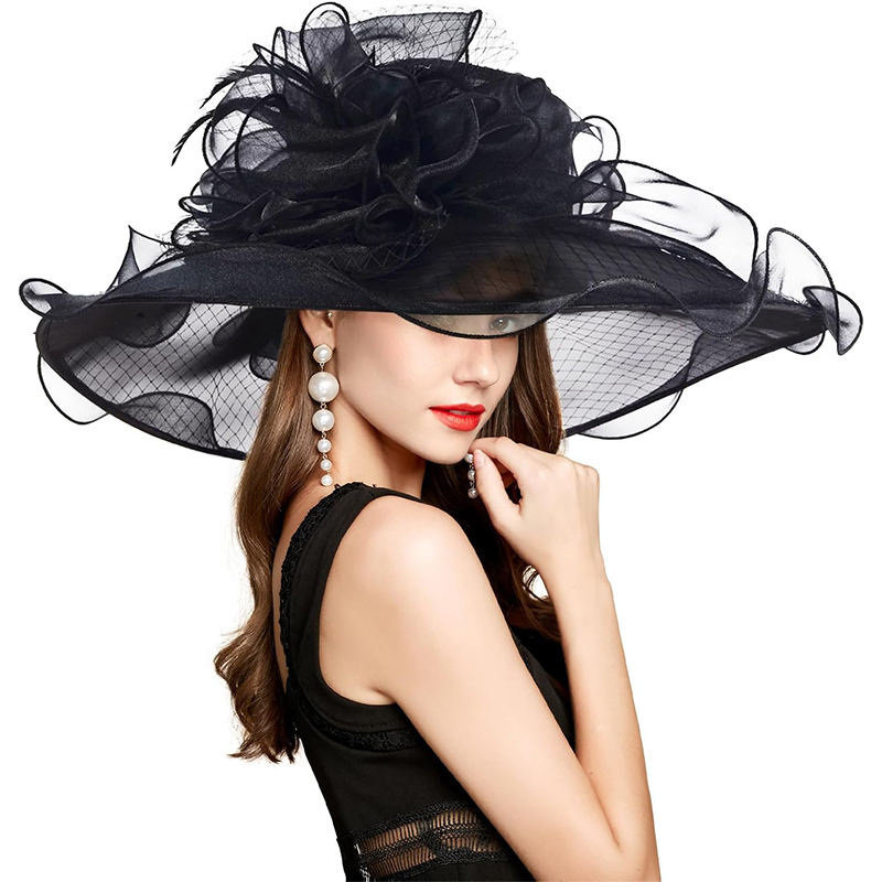 Elegant Ladies White Church Hats Wholesale Fashionable