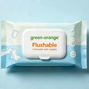 Lingettes nettoyantes intimes biodégradables et jetables pour l'hygiène féminine - Product Image 1
