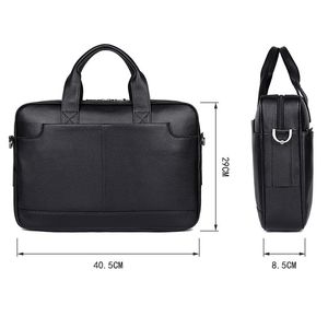 J.M.D sac à main étanche pour ordinateur portable Business de haute qualité pour hommes, mallette en <span class=keywords><strong>cuir</strong></span> souple - Product Image 3