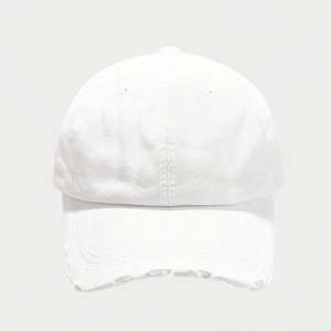 Gorras de Béisbol Ecológicas Personalizables de Mezclilla Lisa Desgastada, Gorras de 6 Paneles de Color Sólido, Gorras Deportivas Tipo Dad Hat - Product Image 6