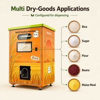 Distributeur automatique AM QDMECH à achat rapide, fonctionnement simple et fiable, faible taux de panne, distributeur de snacks et de boissons