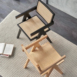 Ordic-Silla de ratán <span class=keywords><strong>vintage</strong></span> de lujo, sillón de madera plegable para balcón y ocio - Product Image 2