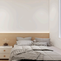 Ensemble de chambre à coucher moderne Dong Gui avec rangement complet