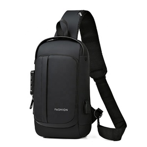 Bolsa tipo crossbody de ombro masculina personalizável, bolsa de peito à prova d'água da moda com recurso <span class=keywords><strong>anti</strong></span>-roubo para o verão e a primavera - Product Image 6