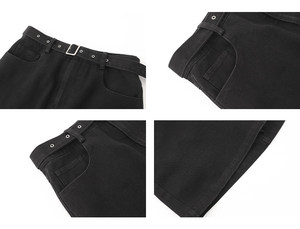 Falda Corta Estilo Vintage Retro Negra Y2K de VEGA CHANG para Oficina y Viajes, Falda en Línea A de Longitud Mini, Versátil y Moderna para Primavera - Product Image 6
