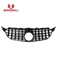 Calandre avant en argent chromé de haute qualité, grille sans trou pour Mercedes Benz W205 classe C C180 C200 C250 C300 C350 2015 — 2018
