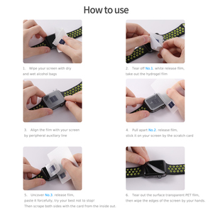 Protector de Pantalla de TPU Transparente Antiarañazos ROCK para Reloj <span class=keywords><strong>SE</strong></span>/SE2/SE3 (Paquete de 2) - Product Image 3