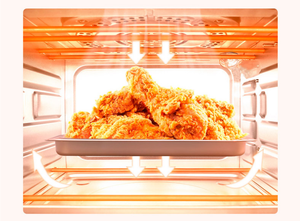 Hộ Gia Đình Nhà Bếp Thiết Bị Thông Minh 25L Công Suất Lớn Không Khí Nồi Chiên Lò Điều Khiển Kỹ Thuật Số Không Khí Nồi Chiên Bếp Lò Với <span class=keywords><strong>6</strong></span> Yếu Tố Làm Nóng - Product Image 5