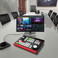Système de Conférence Audio EZOLEN RE580PRO, Commutateur Vidéo PLC, Contrôleur de Lecture en Ralenti VMix, Commande T-bar, Traduction