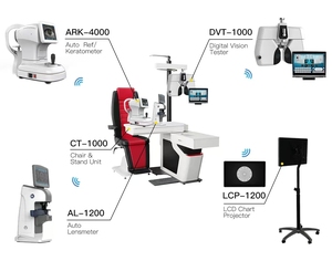 Unidad de Silla Oftálmica Moderna Tipo EC-C CT-1000 con Asiento Personalizable para Centros de Optometría - Product Image 1