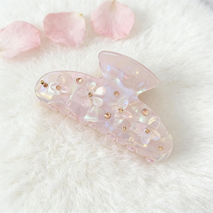 Modische Europäisch-Amerikanische Haarklammern mit Strass-Schmetterling aus Acetat für Mädchen und Frauen - Product Image 2