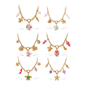 Collar con Colgante de Estrella de Mar con Temática Oceánica, Acero Inoxidable, Chapado en Oro de 18K, Joyería de Playa para Mujer, Collar de Cadena a la Moda - Product Image 5