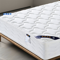 Matelas en mousse à mémoire de forme pleine grandeur, 3 couches de mousse, tissu tricoté respirant, souplesse moyenne, anti-affaissement, gain de place