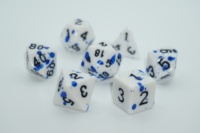 Vampir zar-kan zar D & D set-düzensiz sprey nokta sıçramak Polyhedral RPG oyun zar-D20, Dungeons & Dragons 7 Set