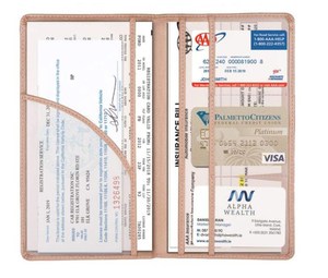 Billetera de cuero PU con seguro de registro de <span class=keywords><strong>coche</strong></span>, porta documentos - Product Image 2