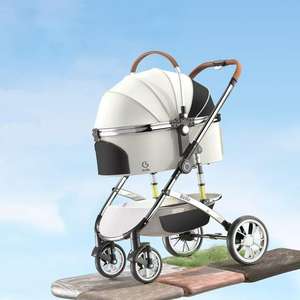 BELLO LD10PRO Lüks 4 Tekerlekli Taşınabilir Evcil Hayvan Taşıma Arabası Katlanabilir Köpek Taşıyıcısı Büyük Kapasiteli Araba/Tekne/Tren Uyumlu - Product Image 6