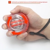 Ballon de force lumineux pour poignet, entraîneur de poignet multifonctionnel à démarrage automatique en PC pour exercices de préhension et renforcement musculaire