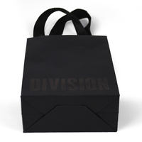 Custom Brand Logo Printed Shopping Paper Bag with Cotton Rope Handle Recyclable FSC Certified for Clothing Boutique