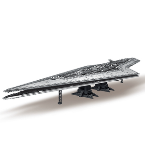 Blocs de construction DIY de la série Interplanétaire, Modèle éducatif en plastique, <span class=keywords><strong>Destroyer</strong></span> Stellaire de Classe Impériale, 7588 pièces - Product Image 1