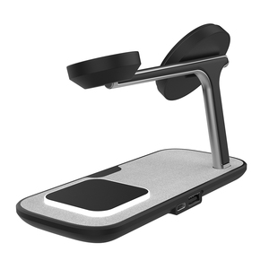 Base de Carga Inalámbrica Magnética 3 en 1, Portátil, Eléctrica, para Escritorio, con Logotipo Personalizado al por Mayor, para Auriculares y Teléfono <span class=keywords><strong>Celular</strong></span>, Carga Rápida de 15w - Product Image 4