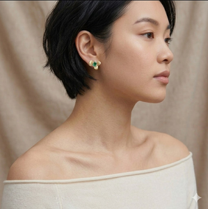 Exquisite Delicate Fashion Pendant <b>Earrings</b>, 10K Gold‑Finished 925 <b>Sterling</b> <b>Silver</b> Ear Posts <b>Set</b> for Women Formal Daily Wear - Product Image 3