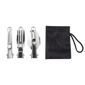 Ensemble de cuisine d'extérieur DS-101 1-2L, portable, ultra-léger, antiadhésif, avec ustensiles et sac de transport - Product Image 5