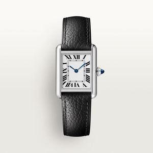 Montre de luxe pour homme et femme avec bracelet en cuir carré, montre mécanique élégante et raffinée de haute qualité avec cadran à aiguilles - Product Image 1