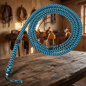 Sairex Custom Heavy Duty 06 16 pieds 16 tresses Nylon Noir Bullwhip Belly Bolster Dernier Style Emballage d'origine - Product Image 2