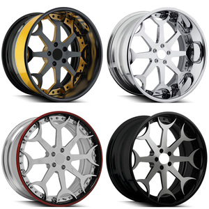 SY-02024 Jantes en alliage forgé monobloc de luxe personnalisées en 2 parties, 20 21 22 24 26 pouces, 5x115 5x127, pour Jeep Wrangler - Product Image 2