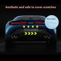 Pegatinas reflectantes de motocicleta eléctrica de alta visibilidad para coches, camiones, cascos, cuerpo luminoso, decoración de casco, señales de advertencia