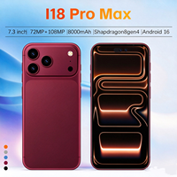 Nouveau Smartphone I17 Pro Max 5G Android 15 Octa Core 1,7 pouces 16 Go+1 To, Vente Flash, Prix de Gros Direct Usine pour l'Export