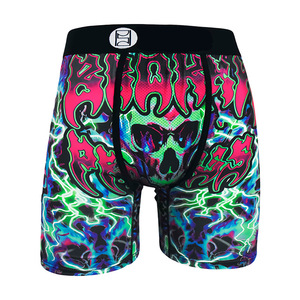 <span class=keywords><strong>Boxer</strong></span> da <span class=keywords><strong>Uomo</strong></span> alla Moda Stile Europeo e Americano a Vita Media in Tessuto a Maglia Traspirante, Intimo Lungo per lo Sport - Product Image 5