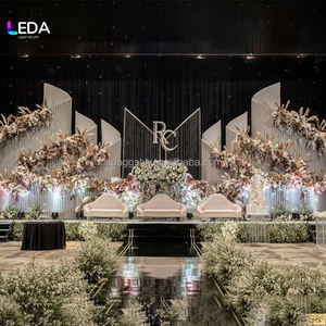 Arco de Boda Dorado Personalizado, Estructura Metálica de Hierro para Decoración de Eventos, Fiestas y Escenarios, Soporte para Fondo de Arco - Product Image 1