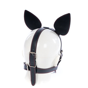 <span class=keywords><strong>SM</strong></span> sexe adulte jouet Halloween fête masques chiot jouer <span class=keywords><strong>chien</strong></span> capuche <span class=keywords><strong>masque</strong></span> cuir Bondage jeu fétiche fantaisie Kit Cosplay jouets - Product Image 3