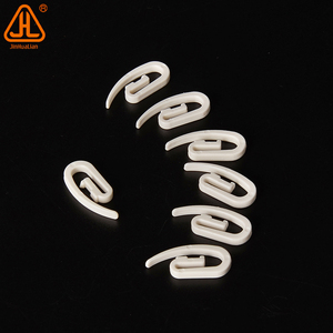 Sản Xuất Chất Lượng Cao Trắng Nhựa Gấp Rèm Pin Móc Sóng Rèm Phụ Kiện Móc - Product Image 4