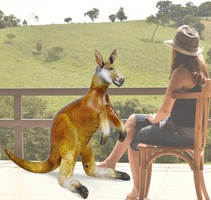 Figura de Canguro Realista, Modelo Animal Decorativo, Material PVC, Plegable, Impermeable, Decoración para el Hogar - Product Image 6