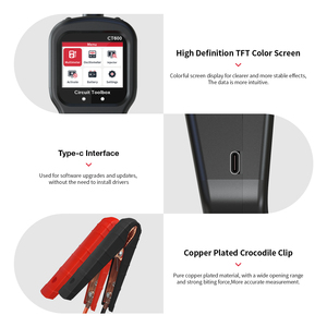 YAWOA CT600 Universal-Auto diagnose tool mit Code Reader Circuit Tester Batterie tester USB-<span class=keywords><strong>LCD</strong></span>-<span class=keywords><strong>Display</strong></span> 8-30V Spannungs bereich - Product Image 5
