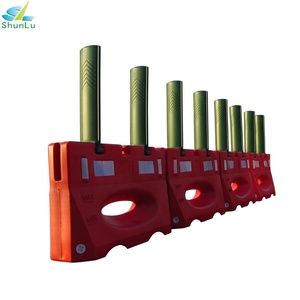Barrière de sécurité routière Shunlu A010 900 remplie d'eau avec protection IP68, panneau anti-éblouissement en HDPE et PE durables - Product Image 6