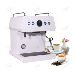Lujo 2 en 1 con Espumador de leche pequeño profesional Latte Cappuccino Espresso cafetera máquina para uso doméstico - Product Image 5