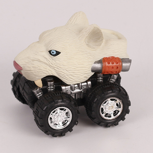 Simulation <span class=keywords><strong>wild</strong></span> animal model Mini educational toys pull <span class=keywords><strong>back</strong></span> inertia toys - Product Image 1